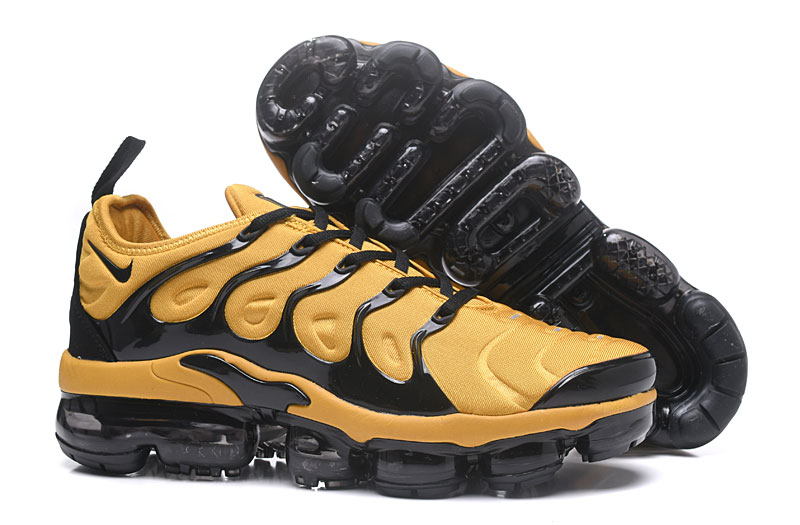 2018 Nike Air Max TN Plus Yellow Black Shoes